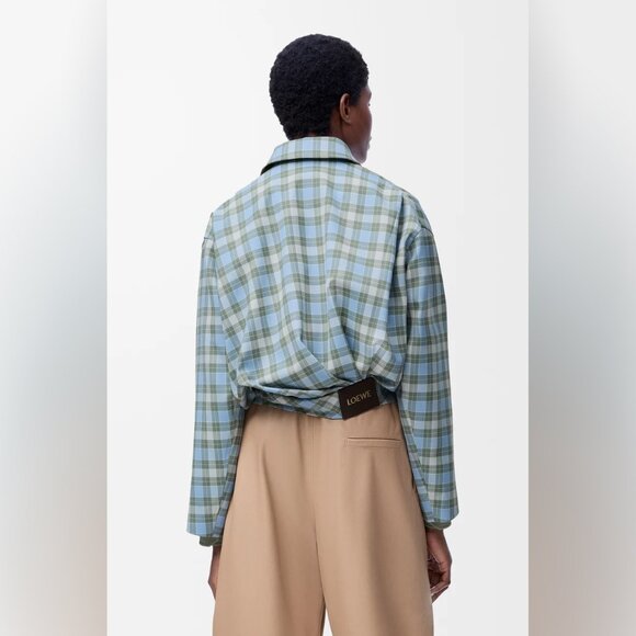 Loewe Draped jacket in wool blend - Picture 2 of 12